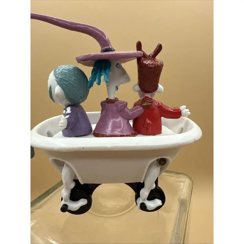 Nightmare Before Christmas 1993 Lock Shock Barrel Roll Along Toy Figure Applause